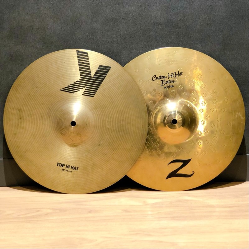 Zildjian K Hihat Top 14+Z Custom Hihat Bottom 14の画像